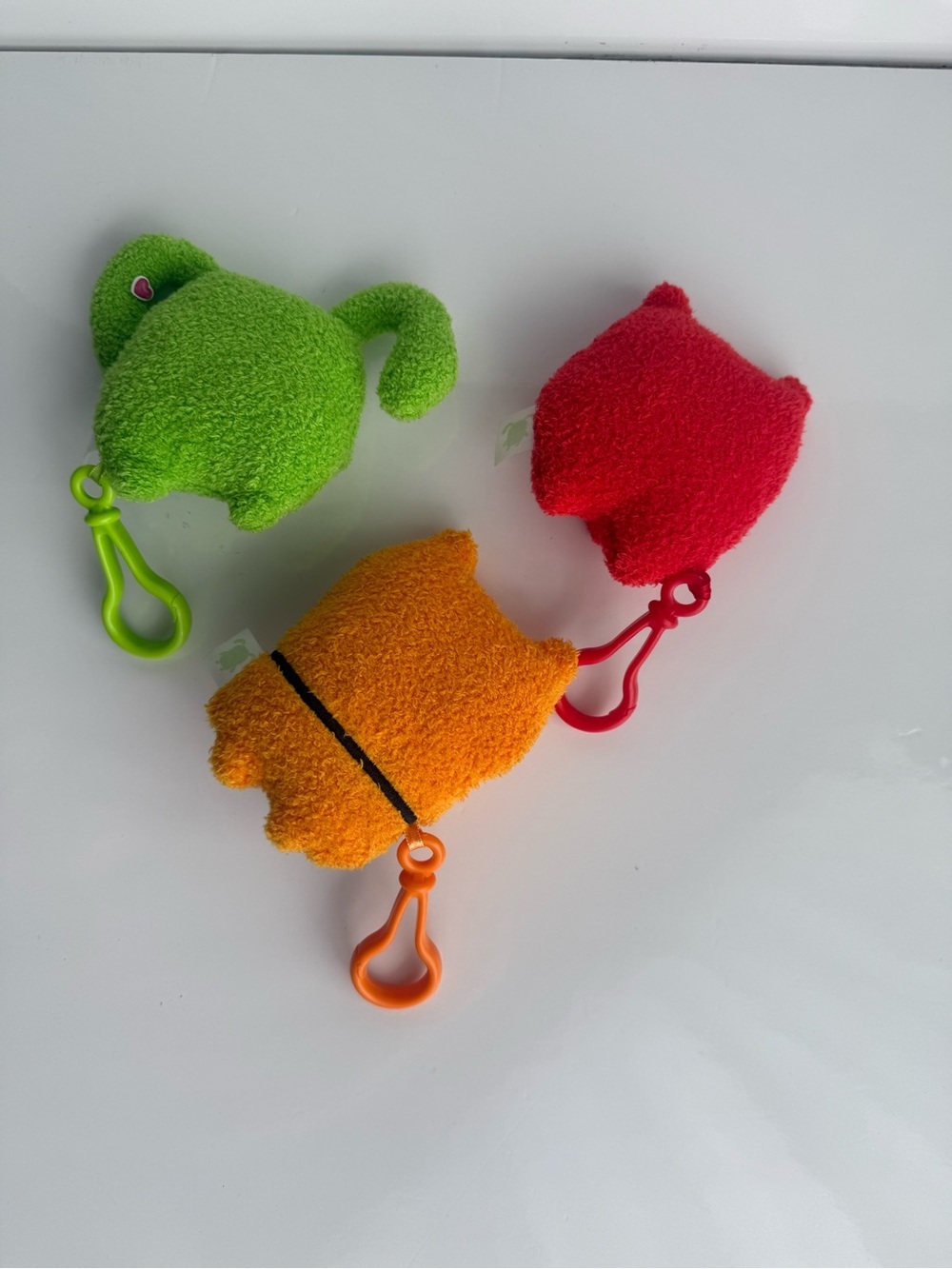 UglydollsTo Go Plush Soft Toy Clip Set Of 3 New Open Ox Lucky Bat Wade - Picture 5 of 7